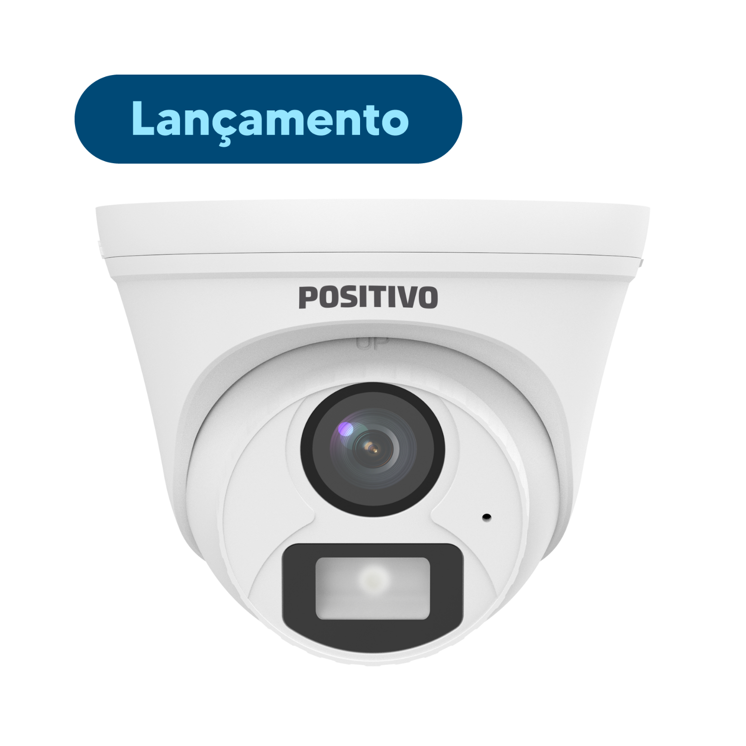 CAMERA HD PLUS DOME 2MP, DUAL LIGHT COM MICROFONE EMBUTIDO, CHP-DC122-M